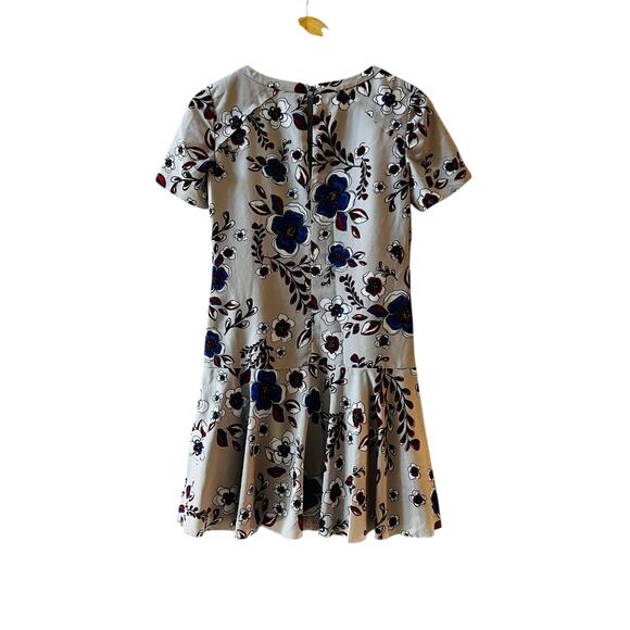 Banana Republic Floral Print Short Sleeve Dress Size 2 Multicolor - Picture 3 of 9